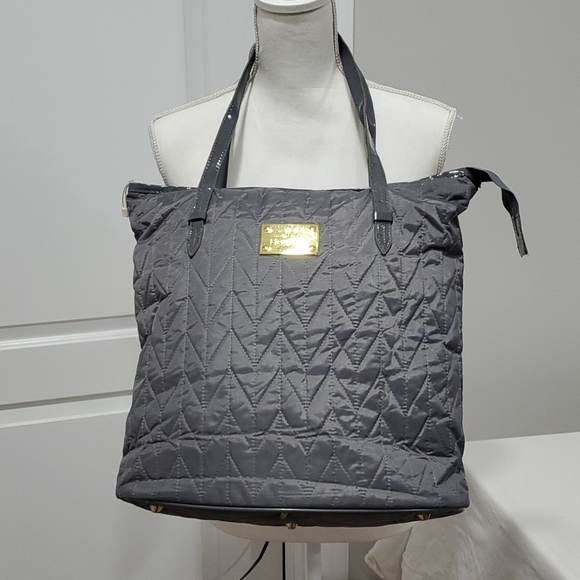 NWOT Joy Mangano Gray Quilted pocketbook - Picture 2 of 10